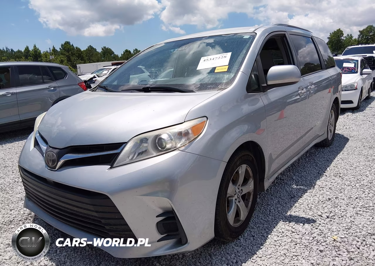 2020 Toyota Sienna Le VIN:5TDKZ3DC5LS038457 - 2