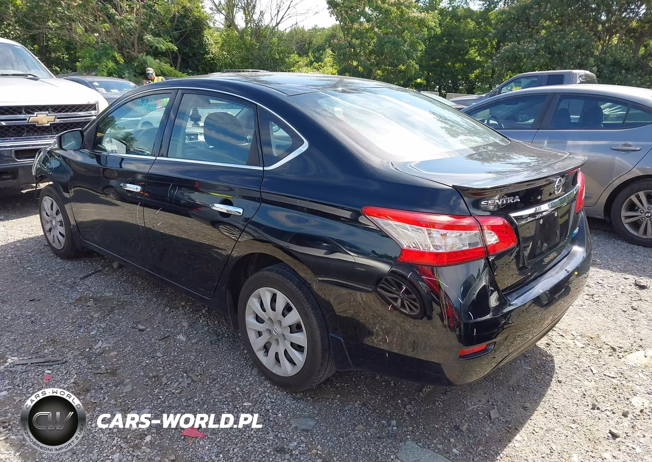 2014 Nissan Sentra Fe+ S VIN:3N1AB7AP8EL616545 - 3