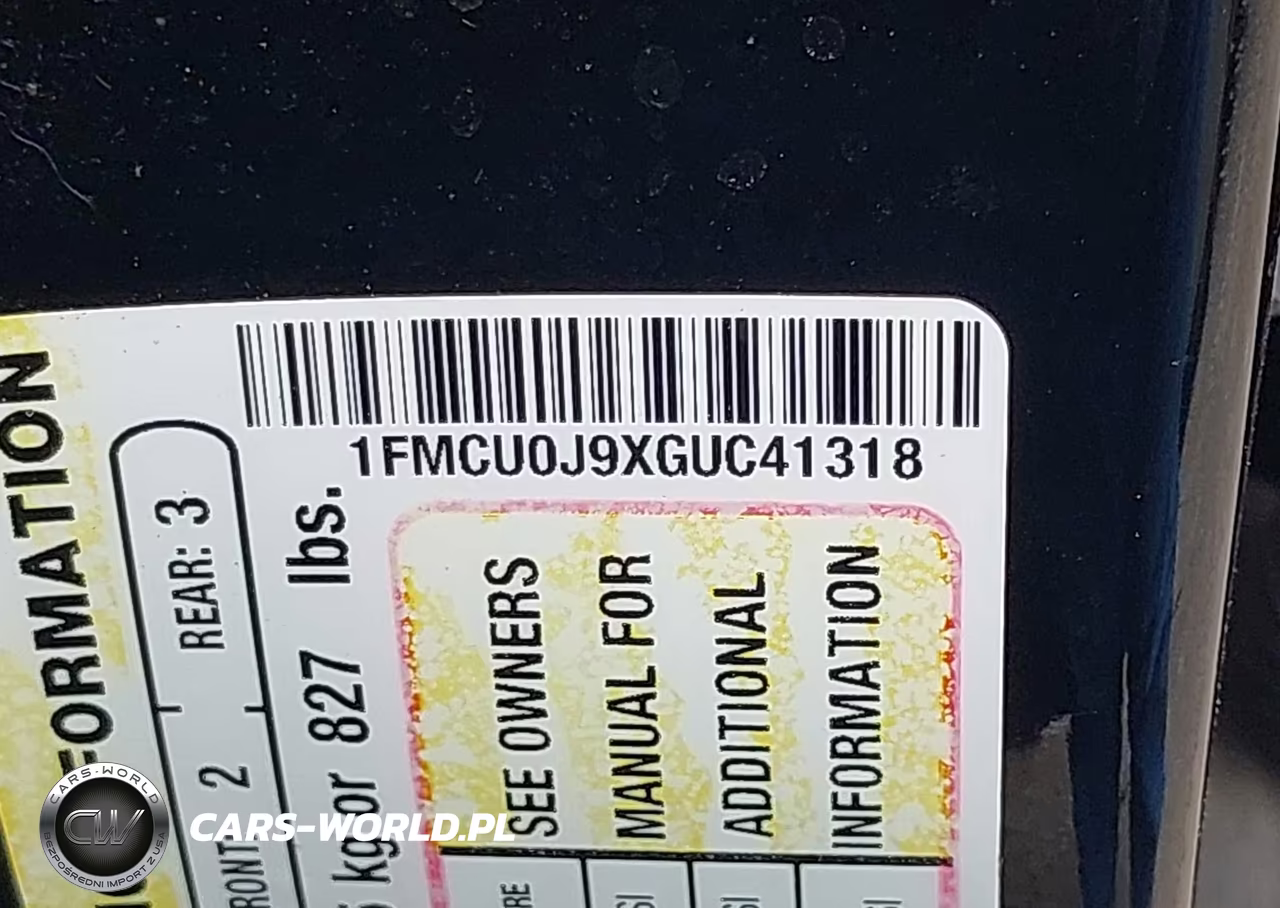 2016 Ford Escape Titanium VIN:1FMCU0J9XGUC41318 - 9