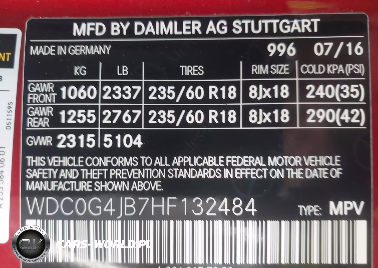 2017 Mercedes-Benz Glc 300 VIN:WDC0G4JB7HF132484 - 9