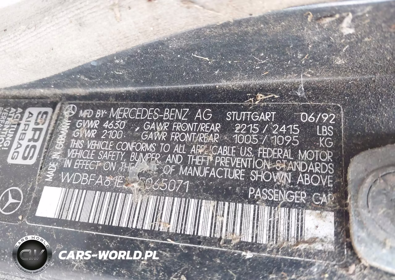1993 Mercedes-Benz 300 Sl VIN:WDBFA61E2PF065071 - 9