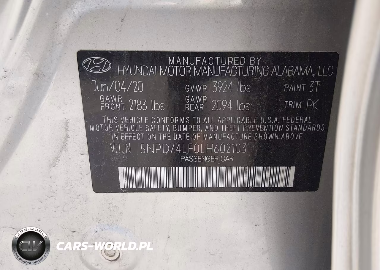 2020 Hyundai Elantra Se VIN:5NPD74LF0LH602103 - 9