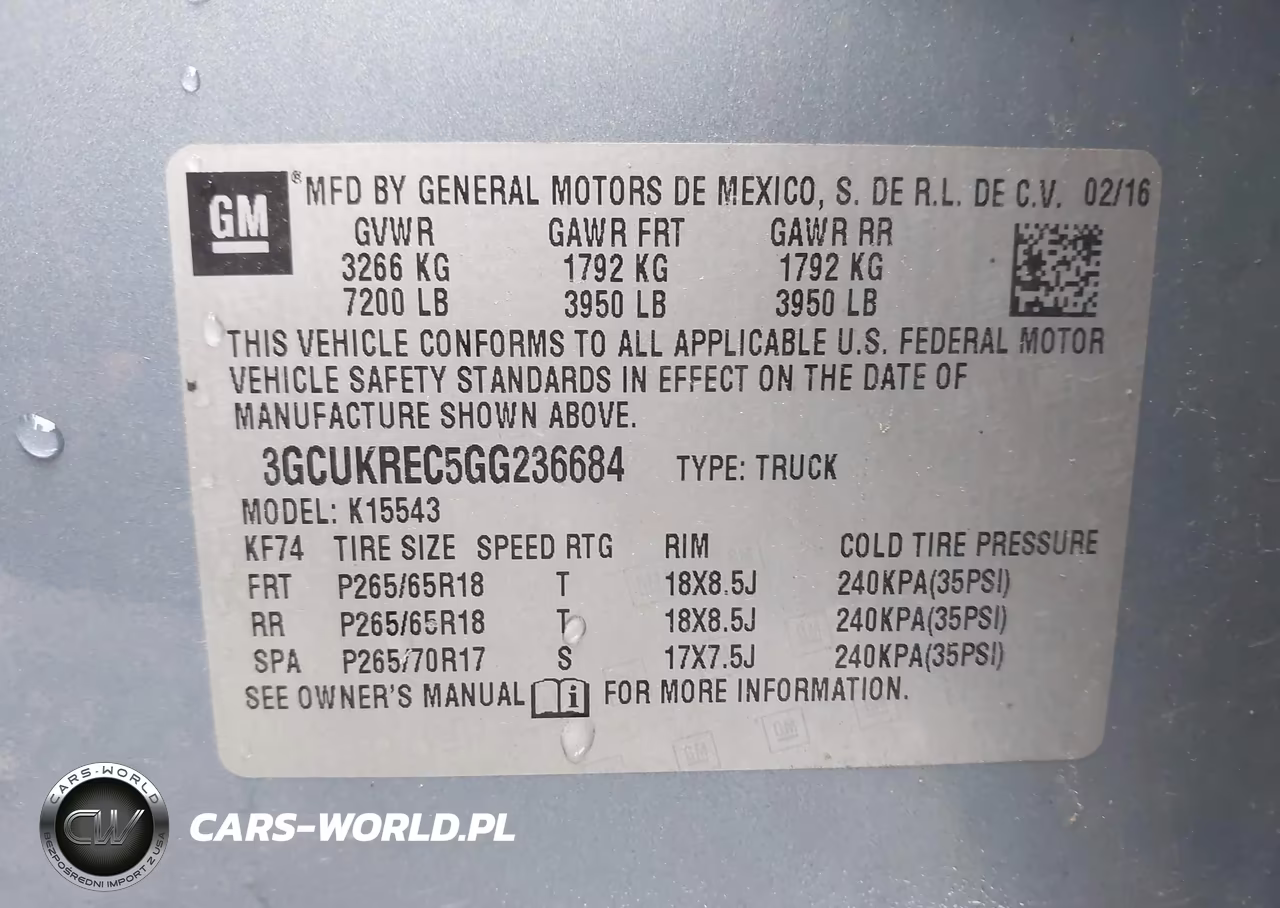 2016 Chevrolet Silverado 1500 1Lt VIN:3GCUKREC5GG236684 - 9