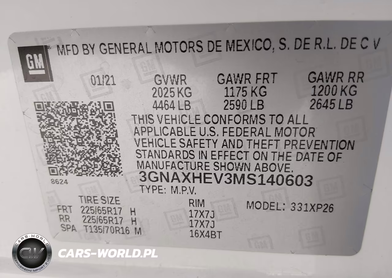 2021 Chevrolet Equinox Fwd Ls VIN:3GNAXHEV3MS140603 - 9