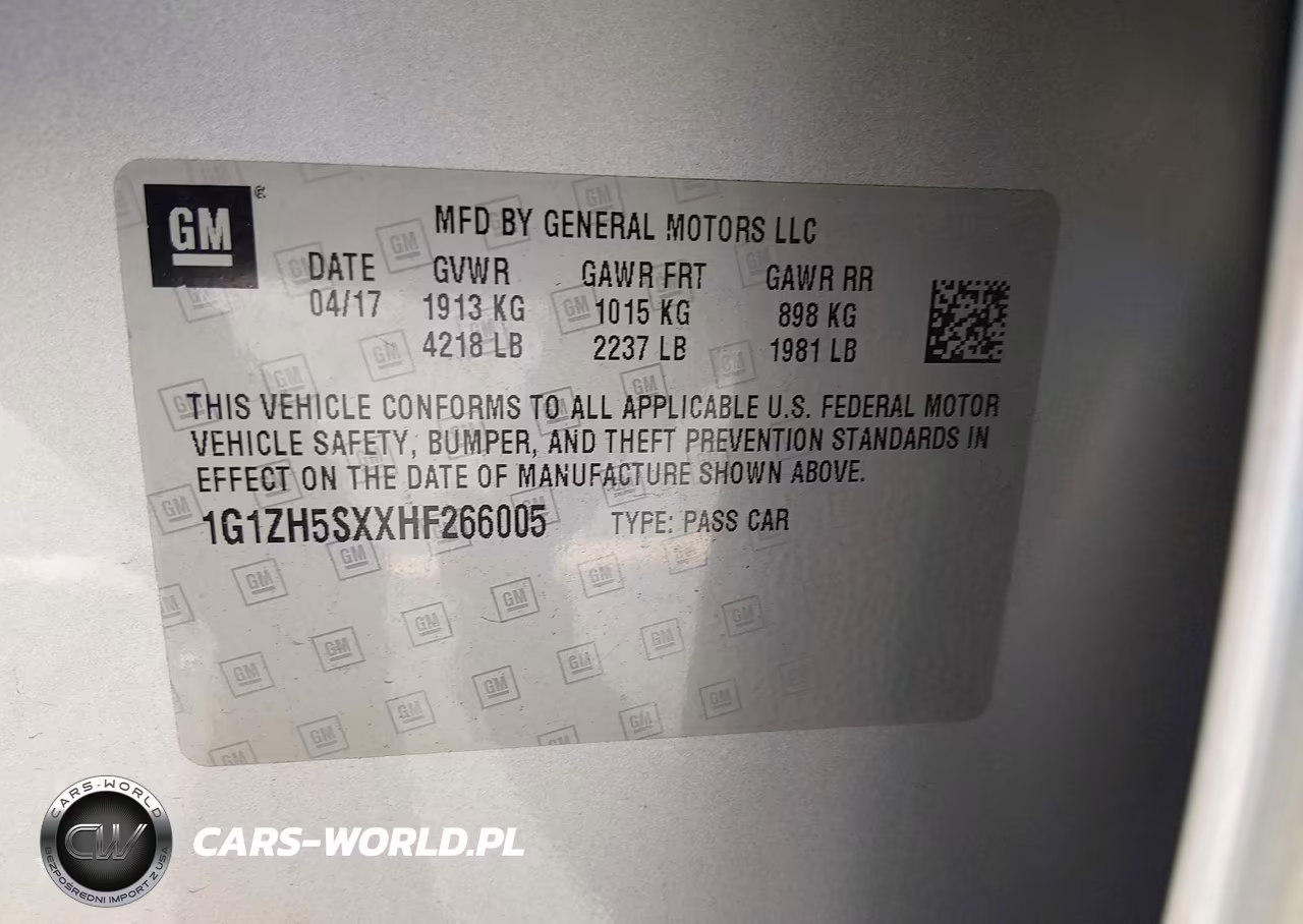 2017 Chevrolet Malibu Premier VIN:1G1ZH5SXXHF266005 - 9