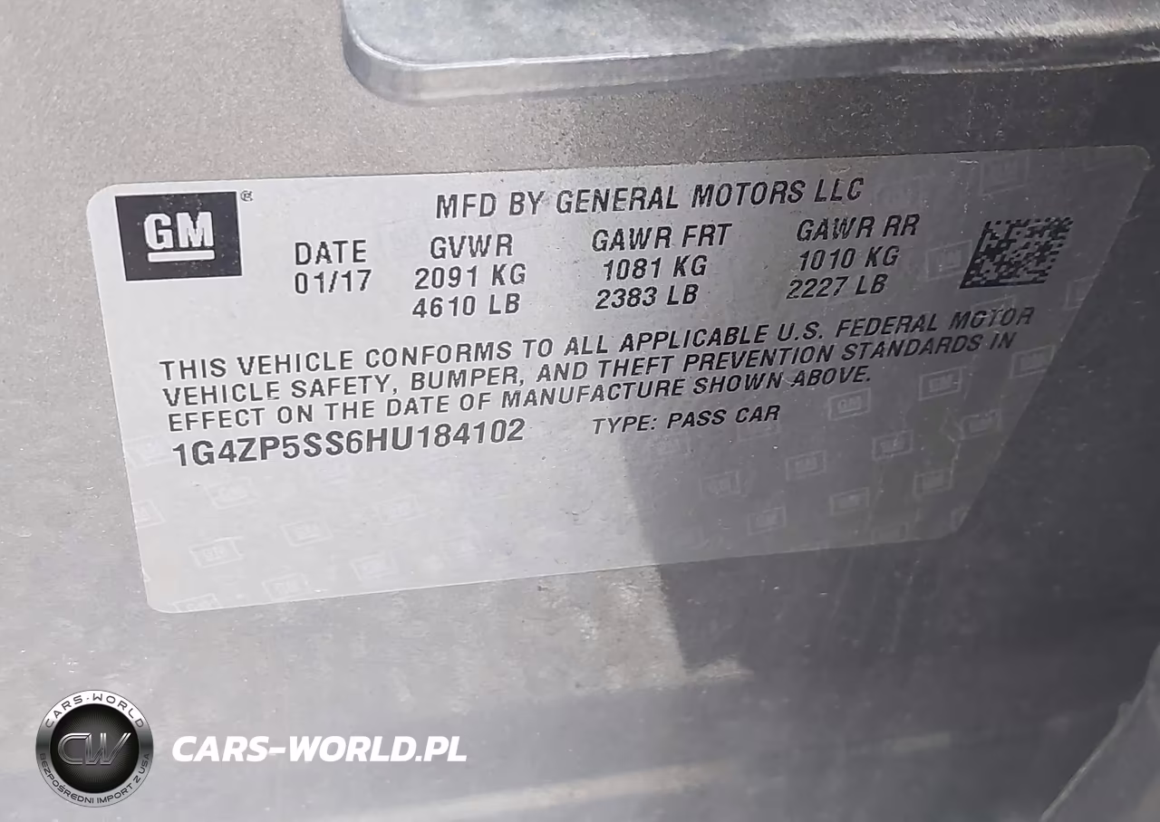 2017 Buick Lacrosse Essence VIN:1G4ZP5SS6HU184102 - 9