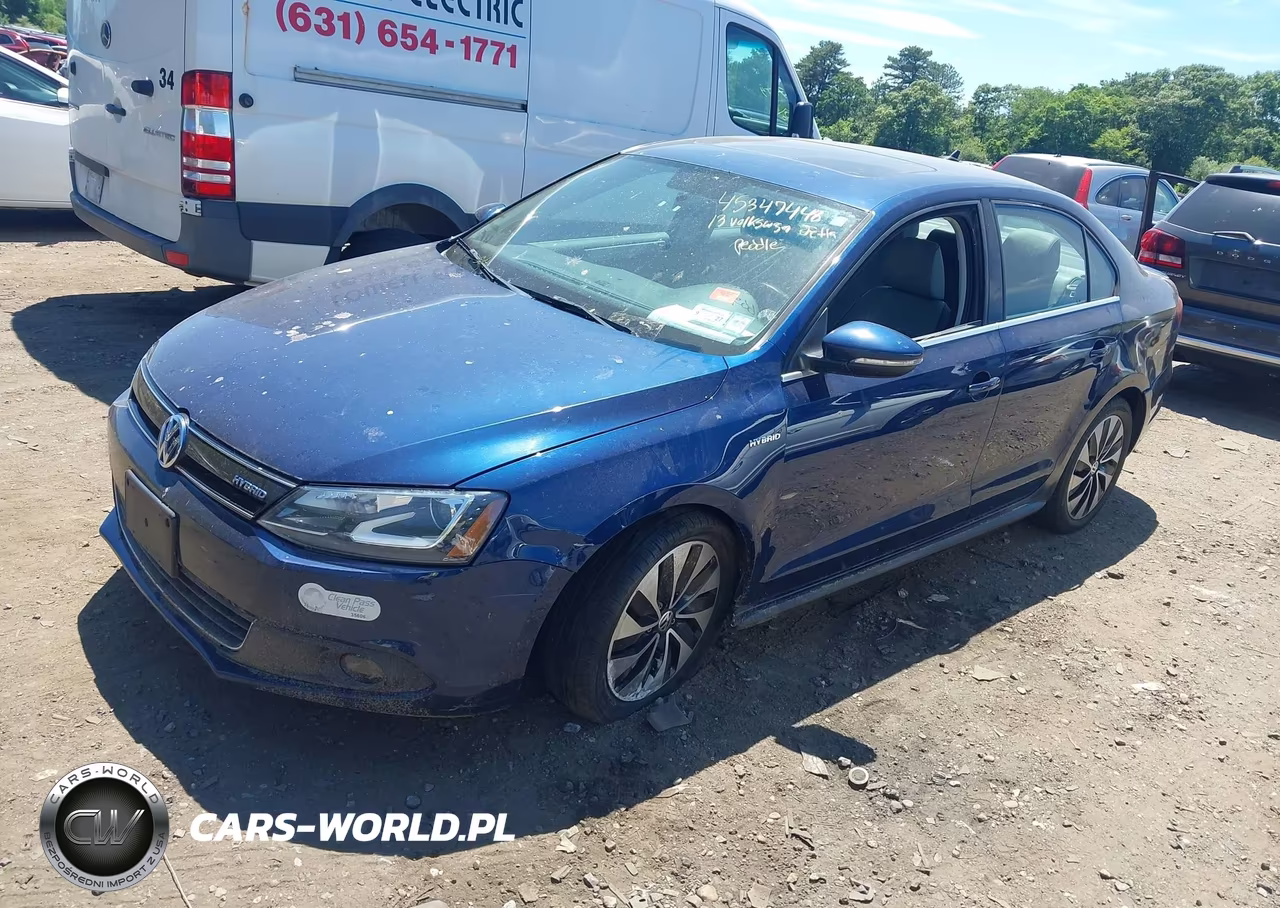 2013 Volkswagen Jetta Hybrid Sel Premium VIN:3VW637AJ4DM214376 - 2