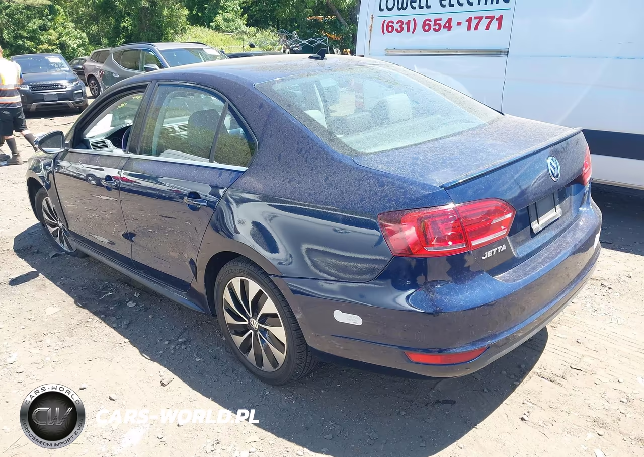 2013 Volkswagen Jetta Hybrid Sel Premium VIN:3VW637AJ4DM214376 - 3