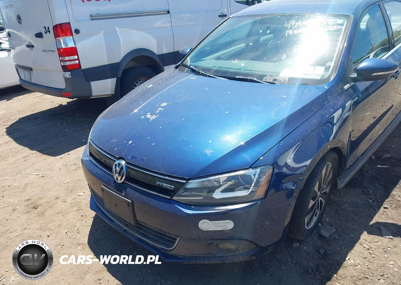 2013 Volkswagen Jetta Hybrid Sel Premium VIN:3VW637AJ4DM214376 - 6