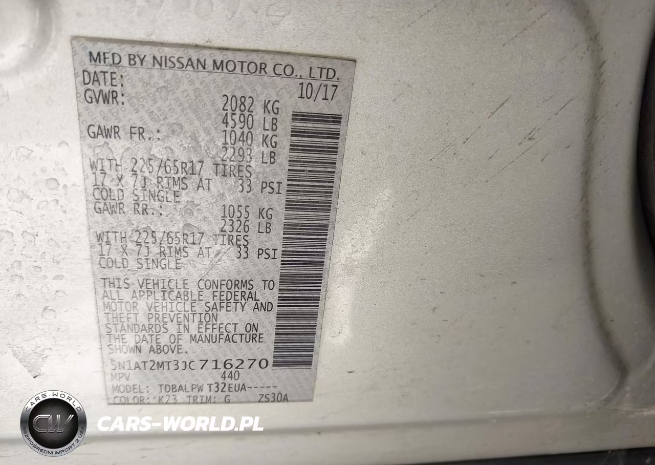 2018 Nissan Rogue S VIN:5N1AT2MT3JC716270 - 9