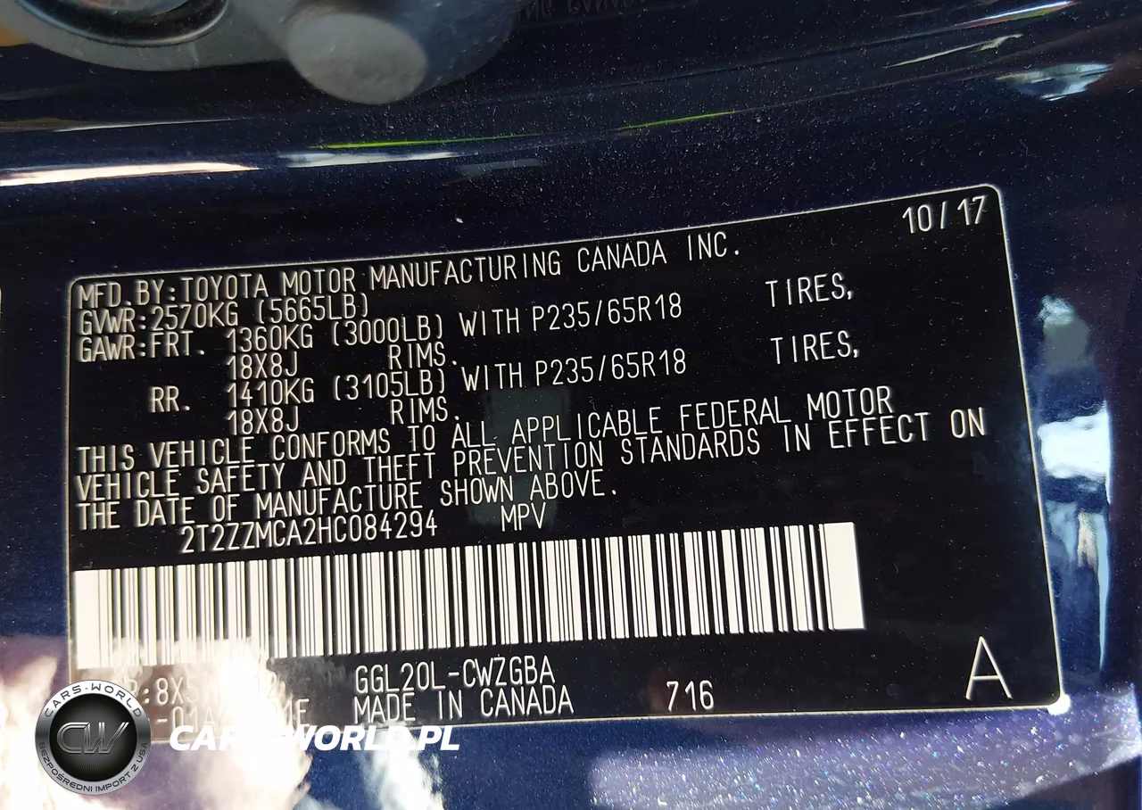 2017 Lexus Rx 350 VIN:2T2ZZMCA2HC084294 - 9