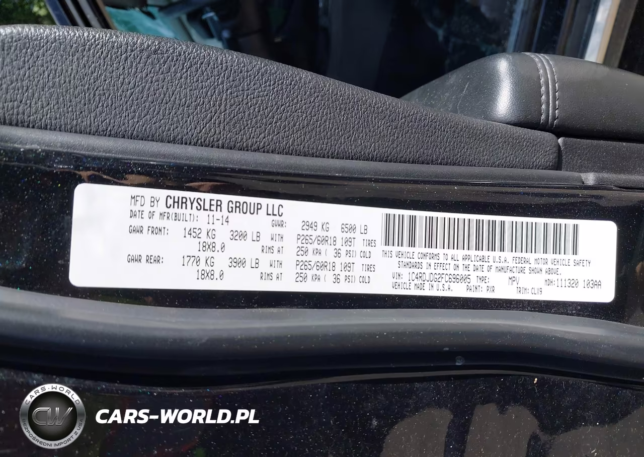 2015 Dodge Durango Limited VIN:1C4RDJDG2FC696005 - 9