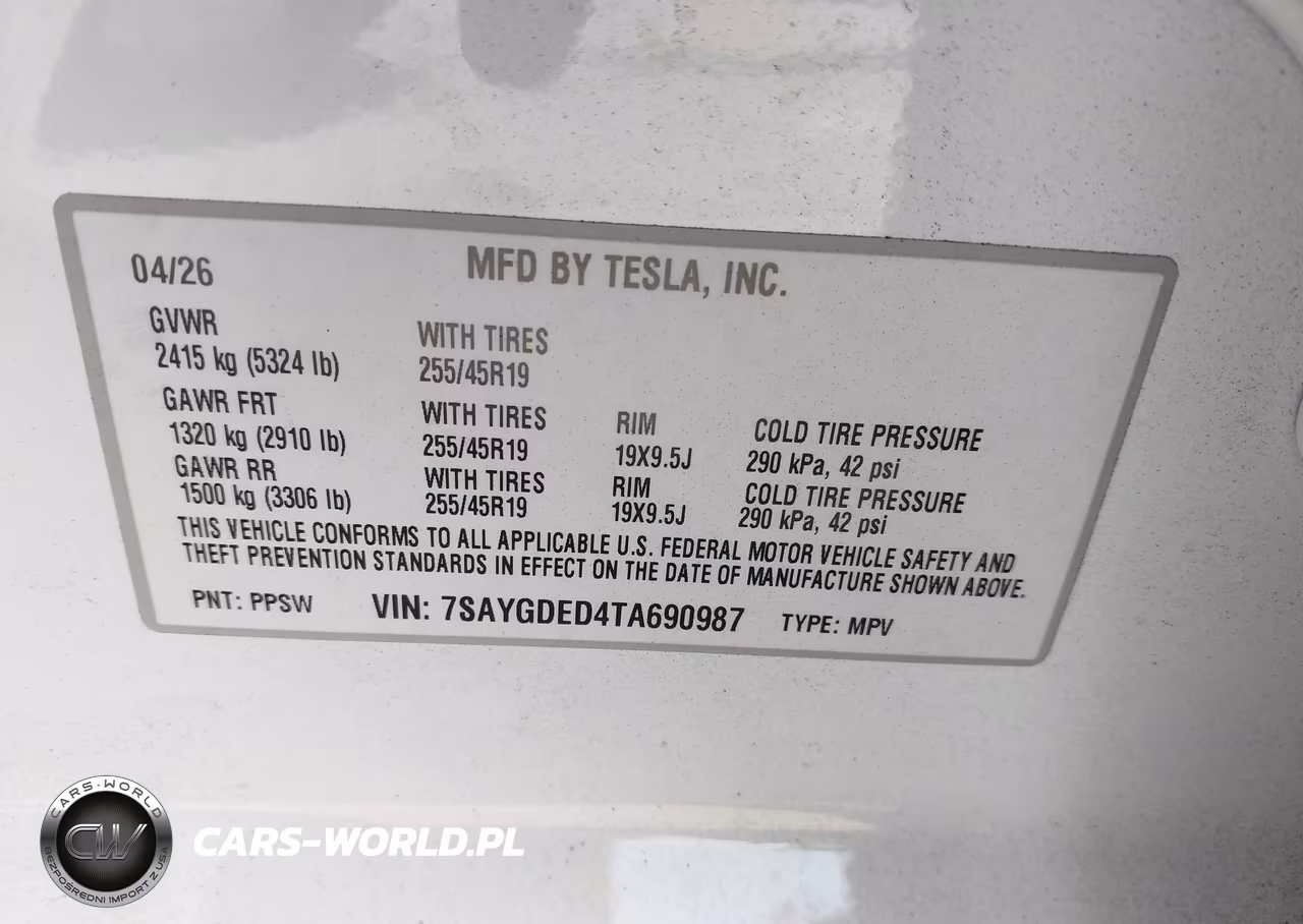 2026 Tesla Model Y Premium Rear-Wheel Drive-Rear-Wheel Drive VIN:7SAYGDED4TA690987 - 9