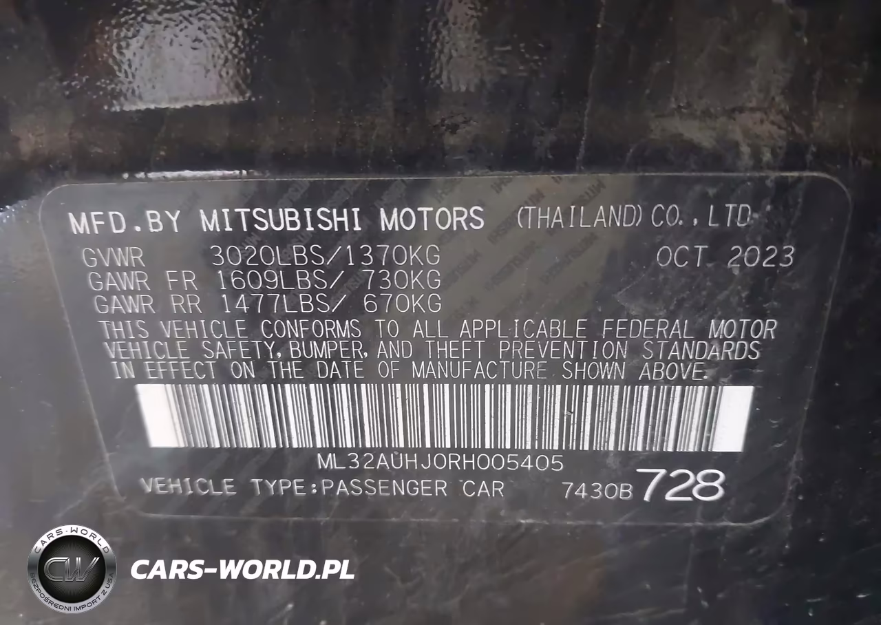 2024 Mitsubishi Mirage Es VIN:ML32AUHJ0RH005405 - 9