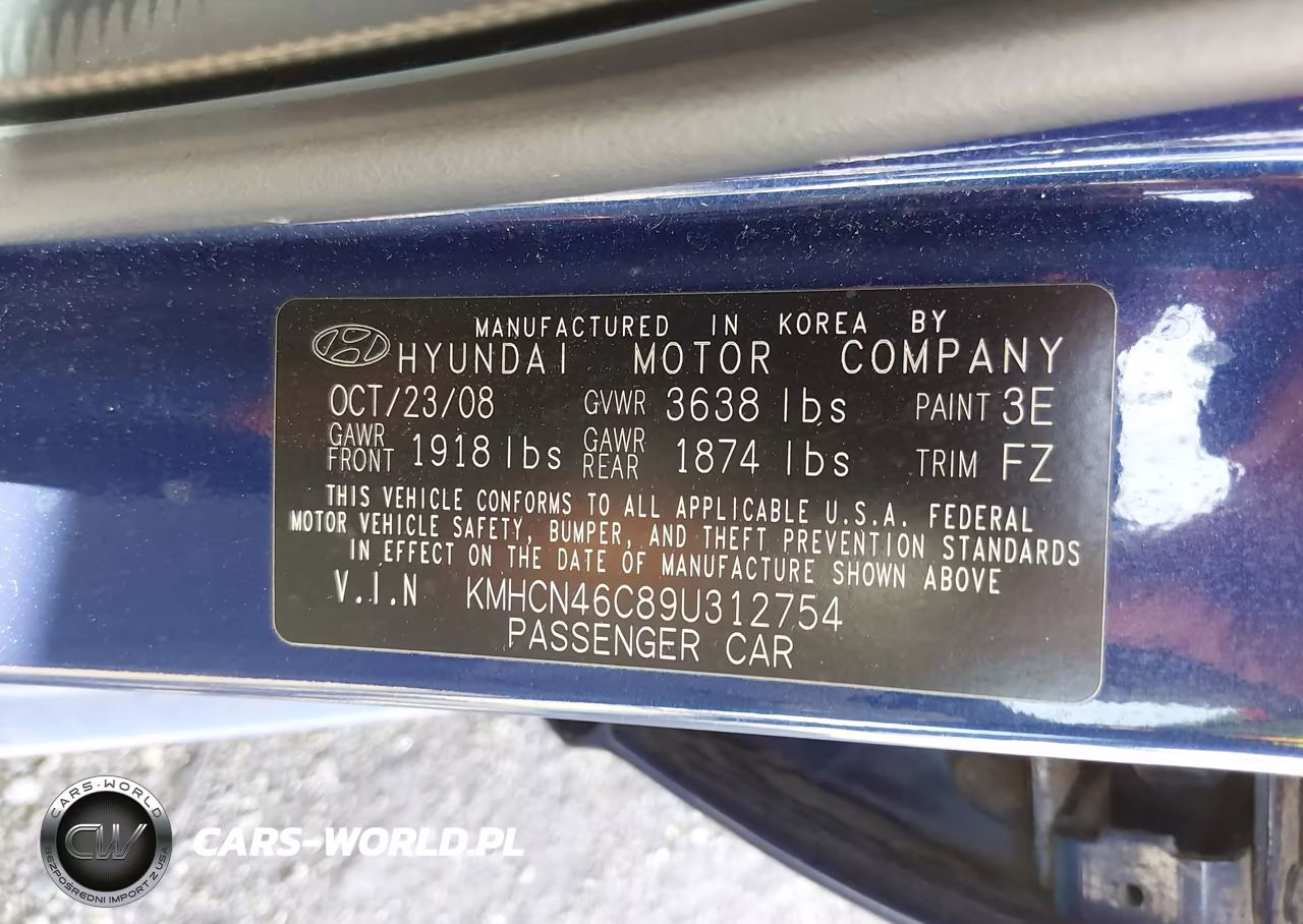2009 Hyundai Accent Gls VIN:KMHCN46C89U312754 - 9