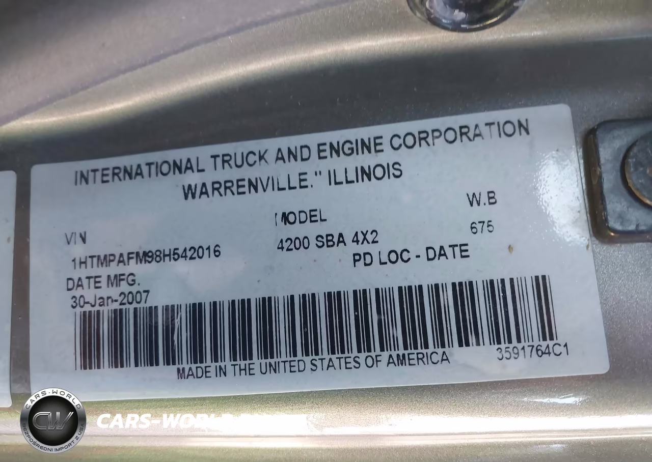 2008 International 4000 4200 VIN:1HTMPAFM98H542016 - 9