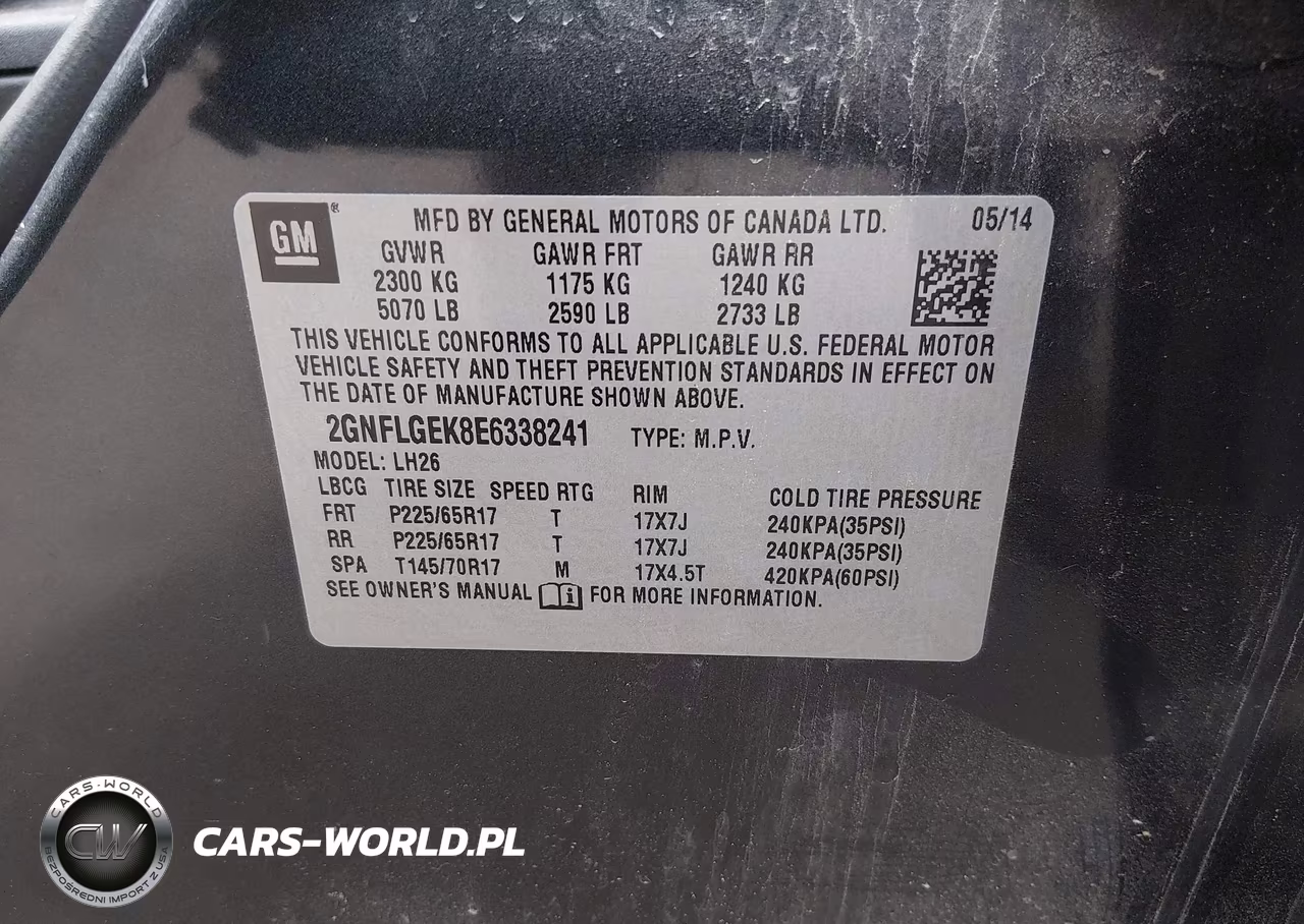 2014 Chevrolet Equinox 2Lt VIN:2GNFLGEK8E6338241 - 9