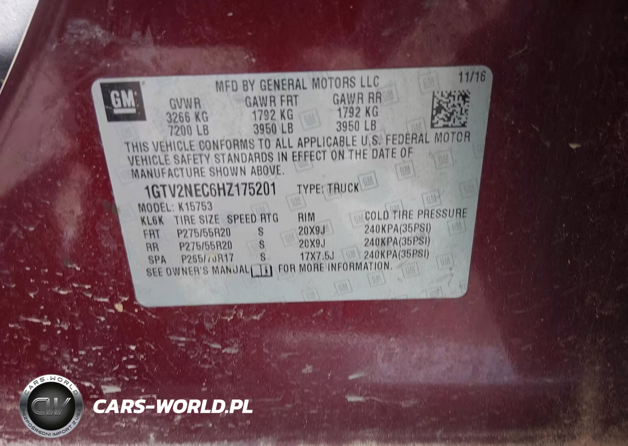 2017 GMC Sierra 1500 Slt VIN:1GTV2NEC6HZ175201 - 9