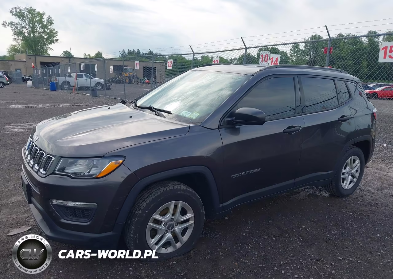 2018 Jeep Compass Sport Fwd VIN:3C4NJCAB7JT226402 - 2