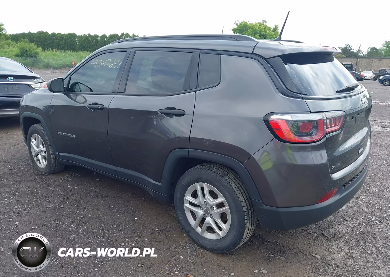 2018 Jeep Compass Sport Fwd VIN:3C4NJCAB7JT226402 - 3