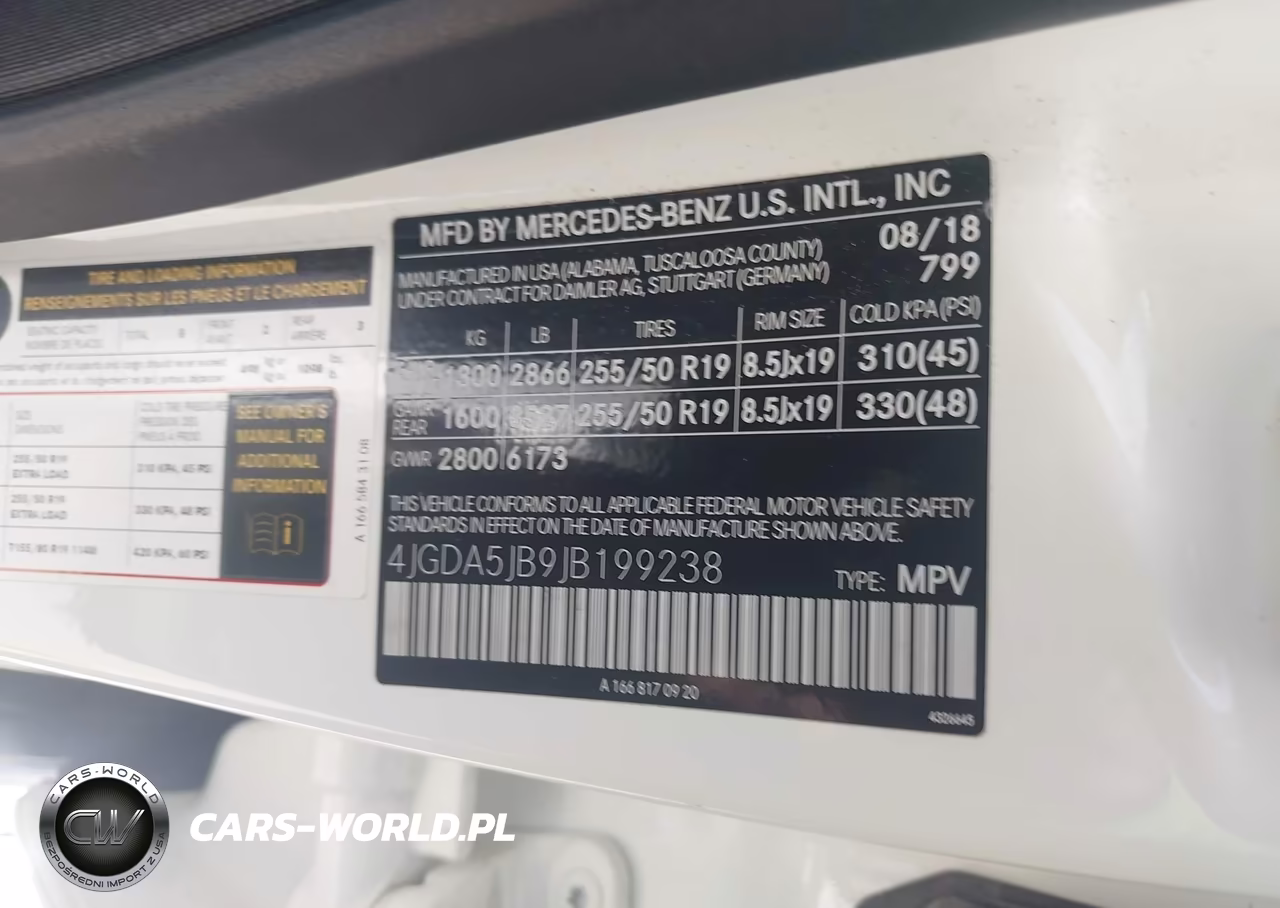 2018 Mercedes-Benz Gle 350 VIN:4JGDA5JB9JB199238 - 9