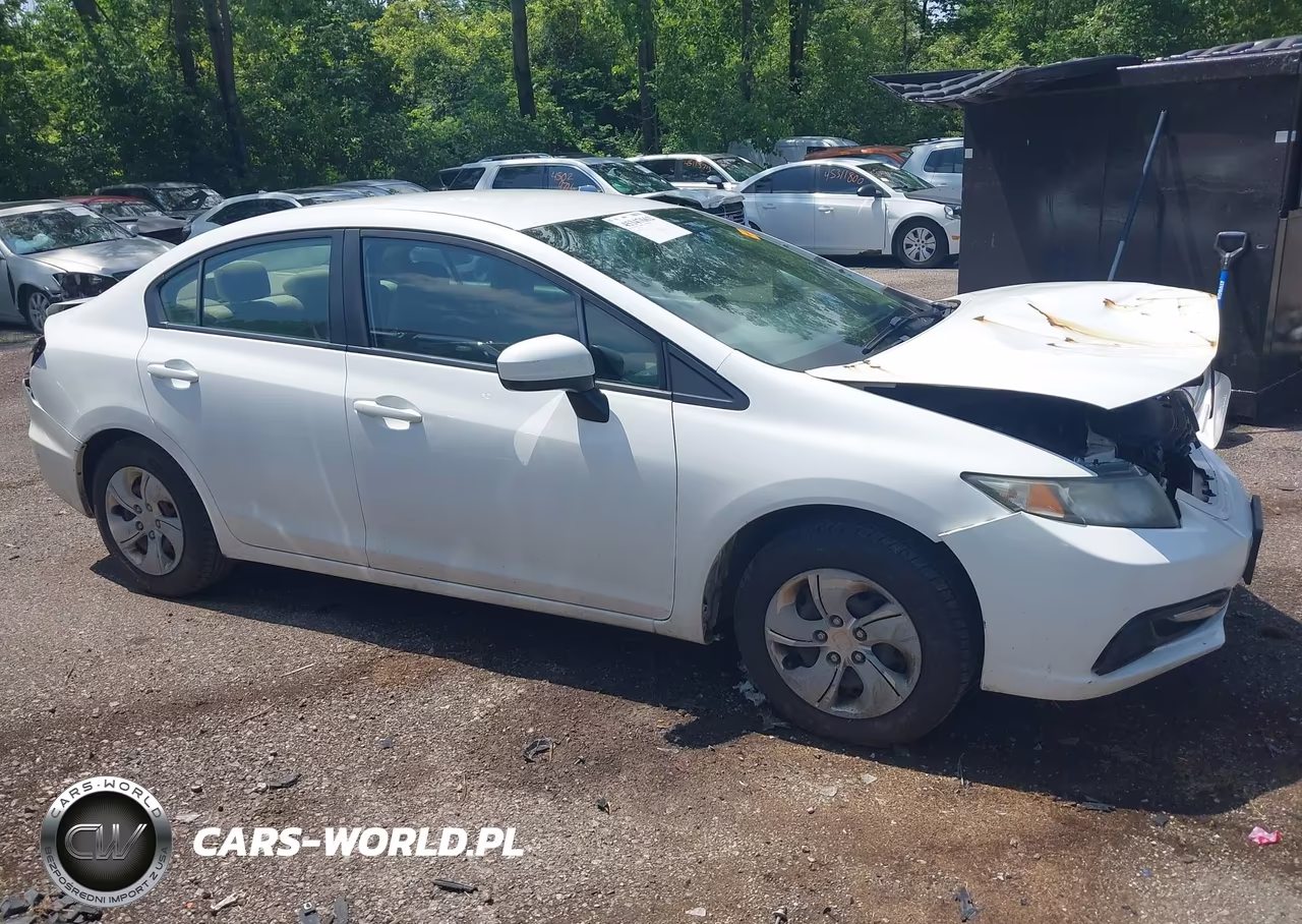 2014 Honda Civic Lx VIN:19XFB2F58EE016898 - 13