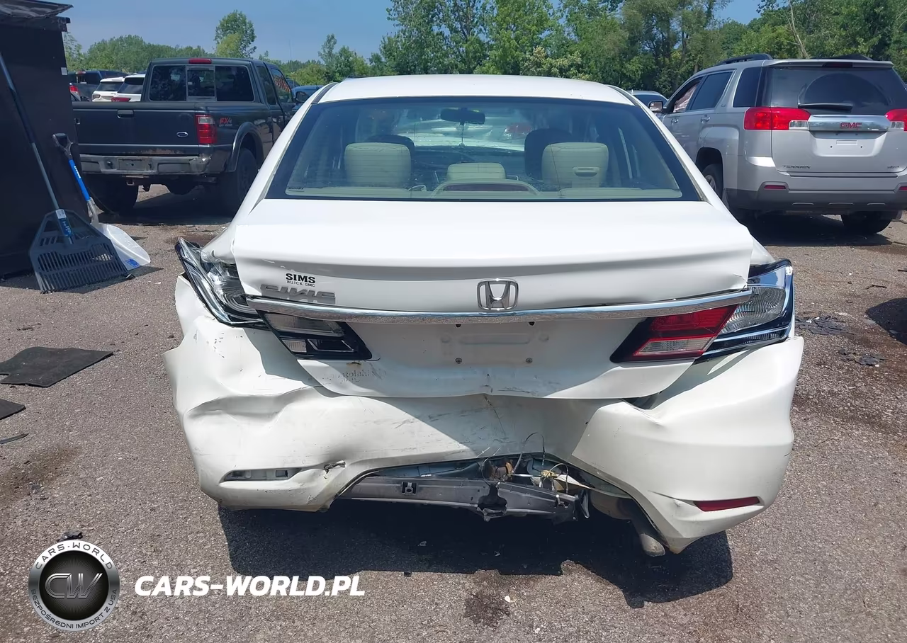2014 Honda Civic Lx VIN:19XFB2F58EE016898 - 16