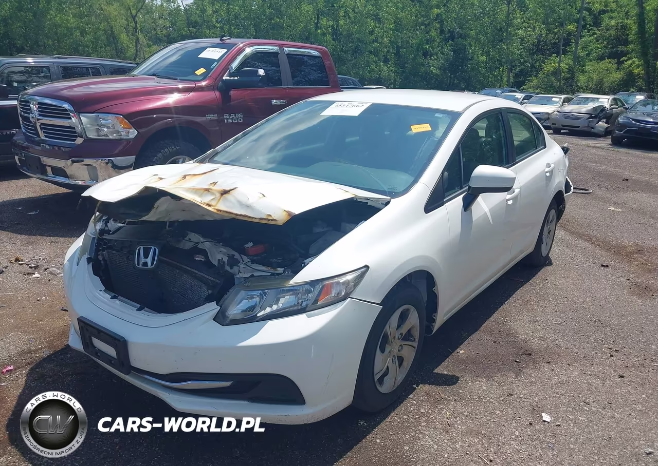 2014 Honda Civic Lx VIN:19XFB2F58EE016898 - 2