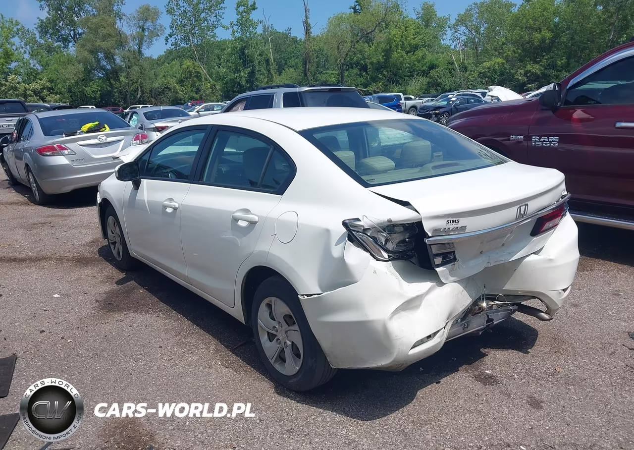 2014 Honda Civic Lx VIN:19XFB2F58EE016898 - 3