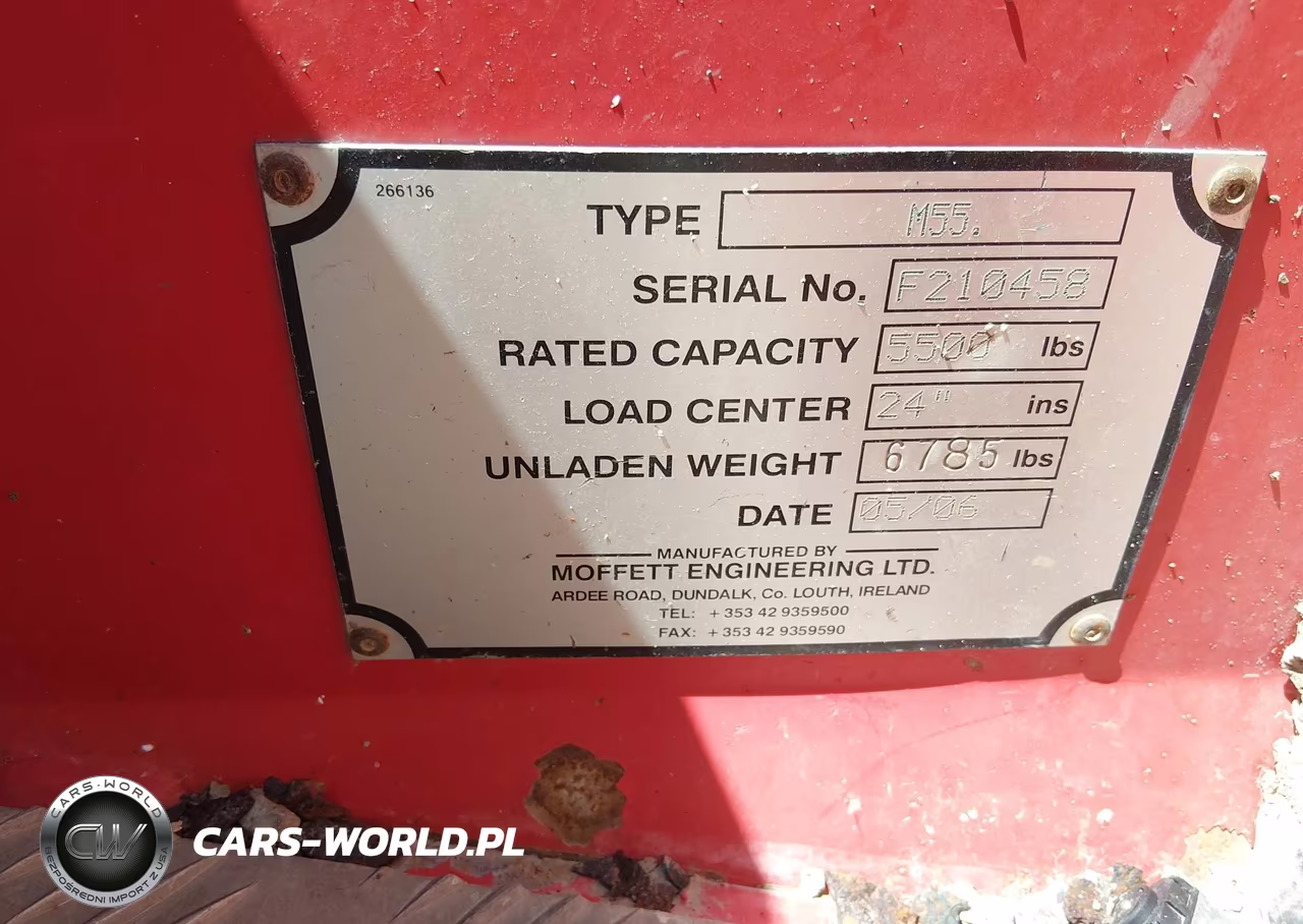 2006 Moffett M55 Forklift VIN:F210458 - 9