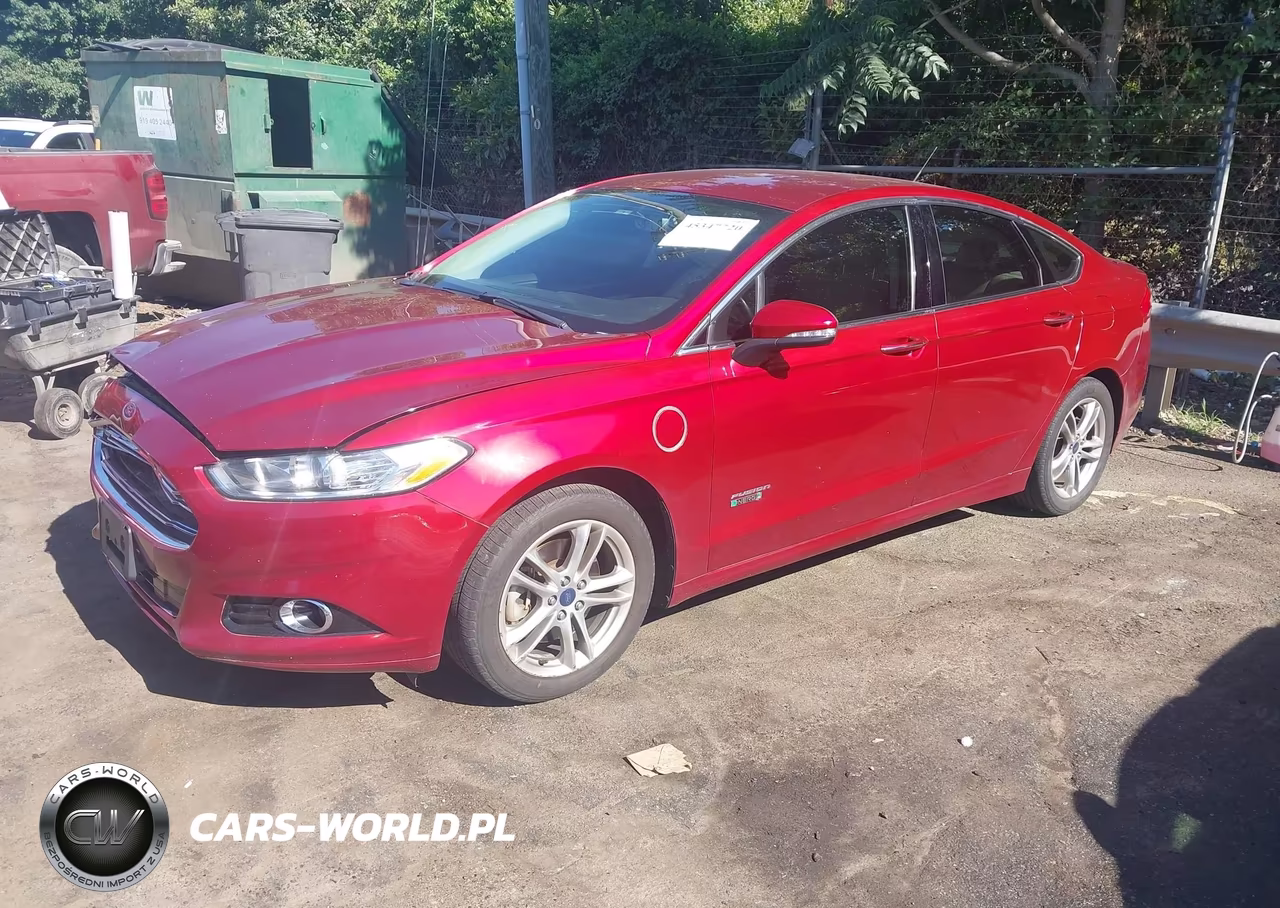 2016 Ford Fusion Energi Titanium VIN:3FA6P0SU2GR231620 - 2