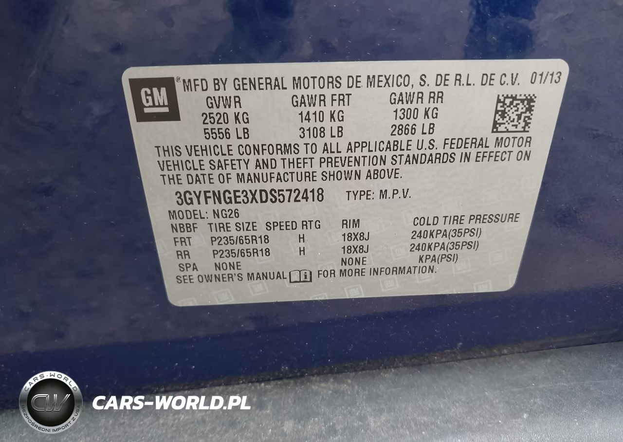 2013 Cadillac Srx Luxury Collection VIN:3GYFNGE3XDS572418 - 9