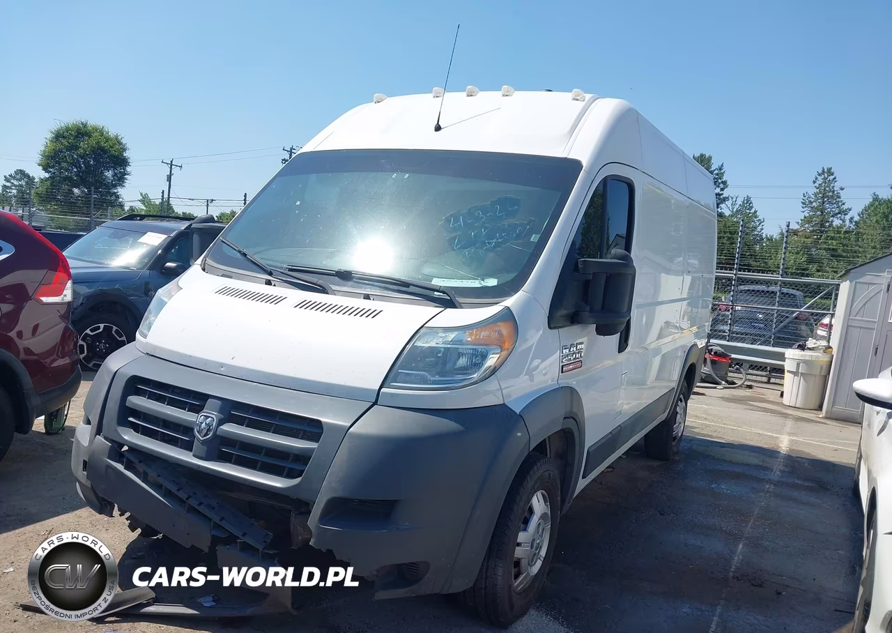 2018 Ram Promaster 2500 High Roof 136 Wb VIN:3C6TRVCG7JE119012 - 2