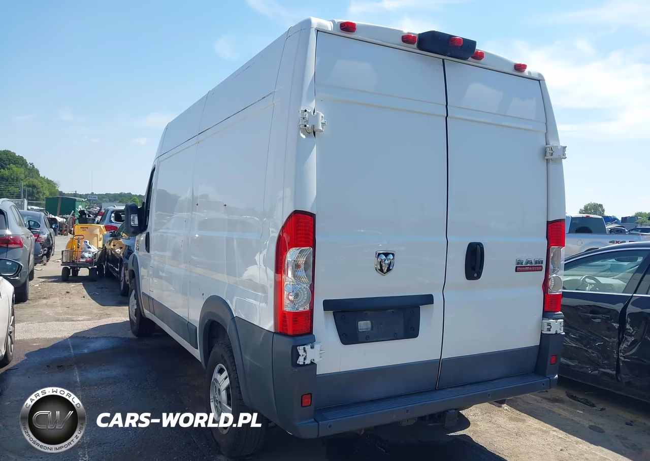 2018 Ram Promaster 2500 High Roof 136 Wb VIN:3C6TRVCG7JE119012 - 3