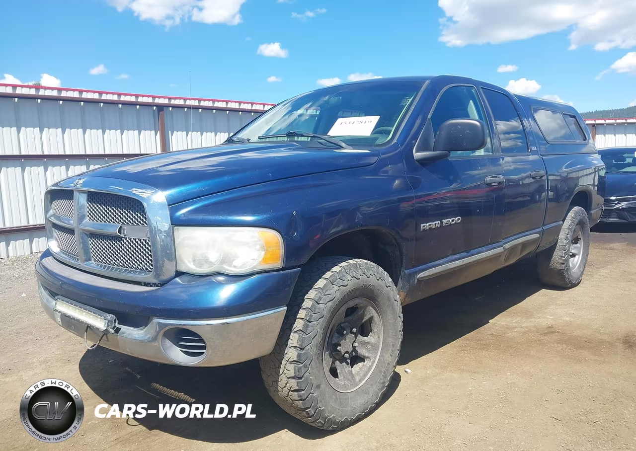 2002 Dodge Ram 1500 St VIN:3D7HU18N02G129700 - 2