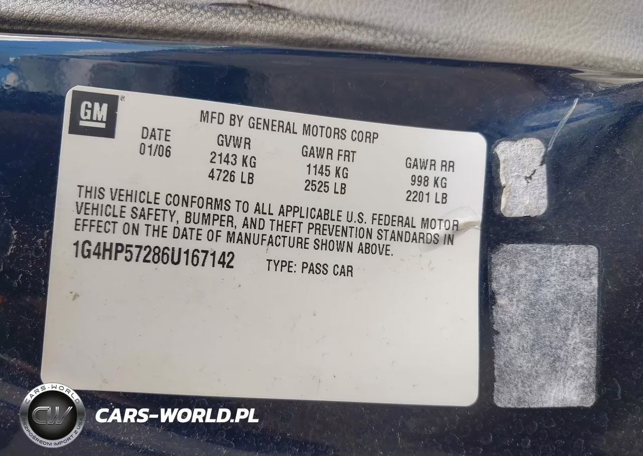 2006 Buick Lucerne Cx VIN:1G4HP57286U167142 - 9
