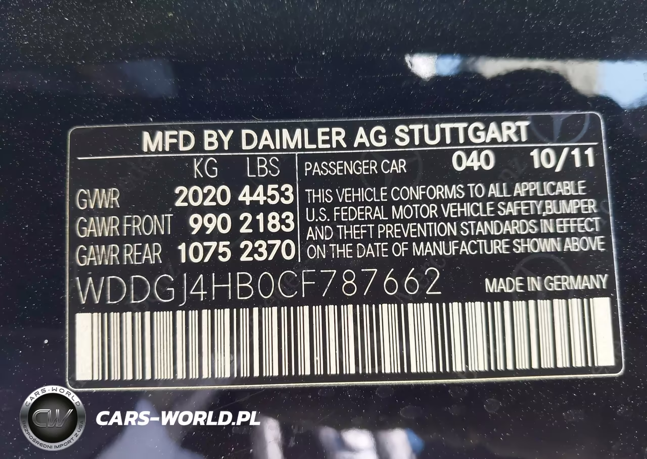 2012 Mercedes-Benz C 250 VIN:WDDGJ4HB0CF787662 - 9