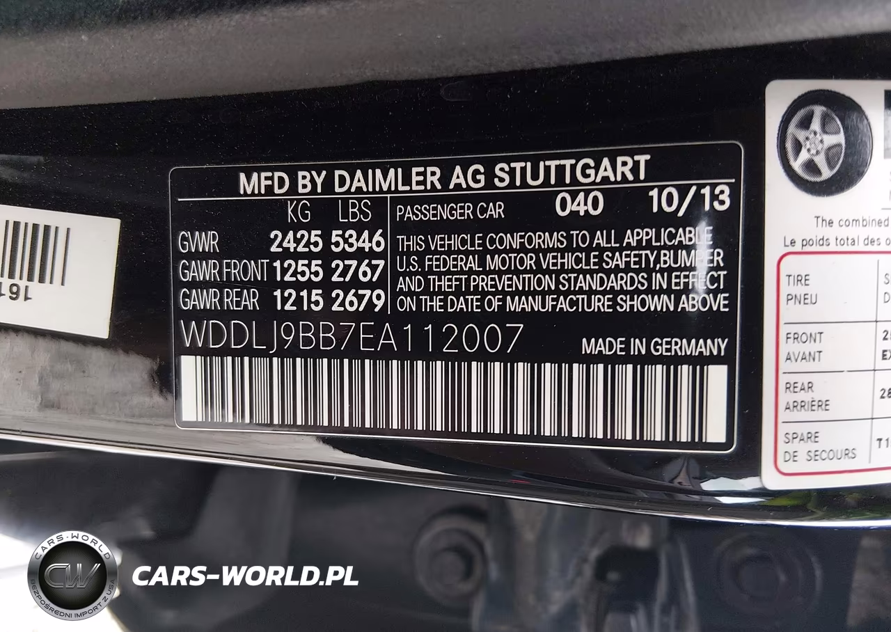 2014 Mercedes-Benz Cls 550 4Matic VIN:WDDLJ9BB7EA112007 - 9