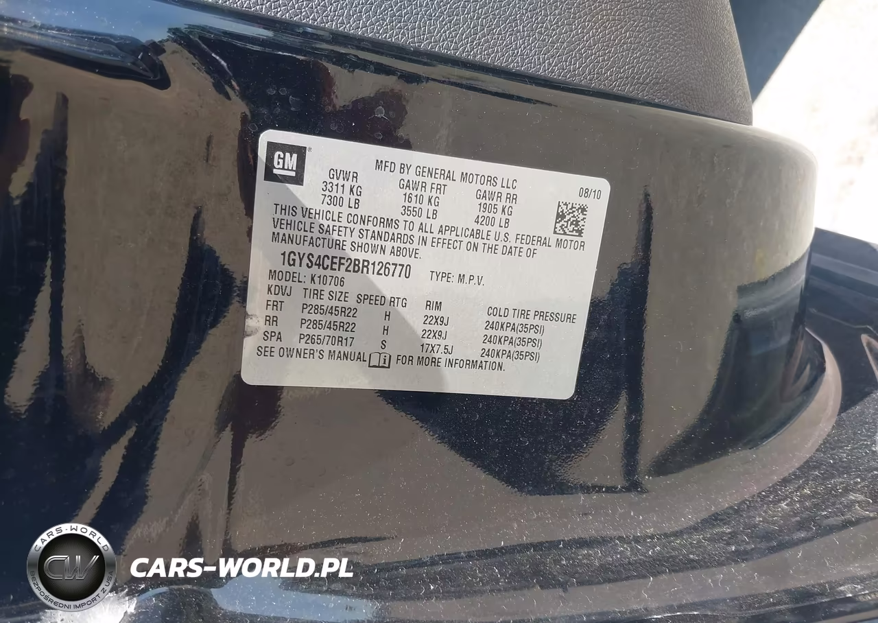 2011 Cadillac Escalade Premium VIN:1GYS4CEF2BR126770 - 9