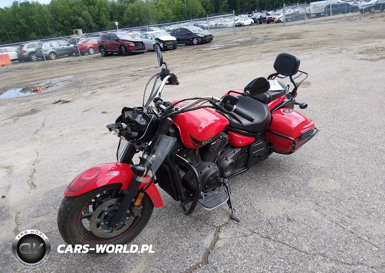 2015 Yamaha Xvs1300 Ct-Ctb VIN:JYAVP32E6FA006136 - 2