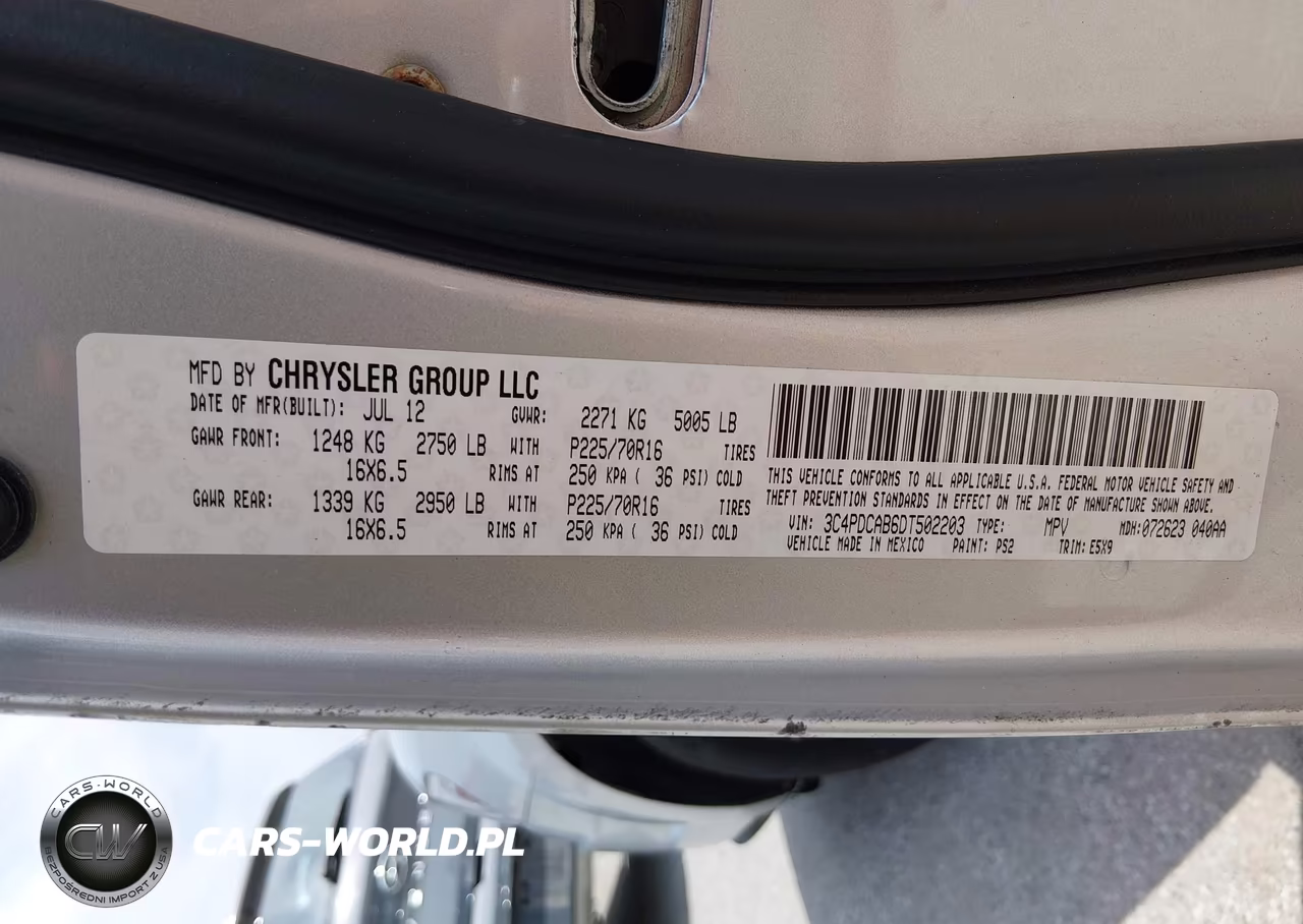 2013 Dodge Journey American Value Pkg VIN:3C4PDCAB6DT502203 - 9