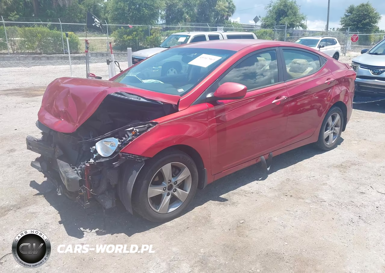 2012 Hyundai Elantra Gls (Ulsan Plant) VIN:KMHDH4AE2CU437194 - 2