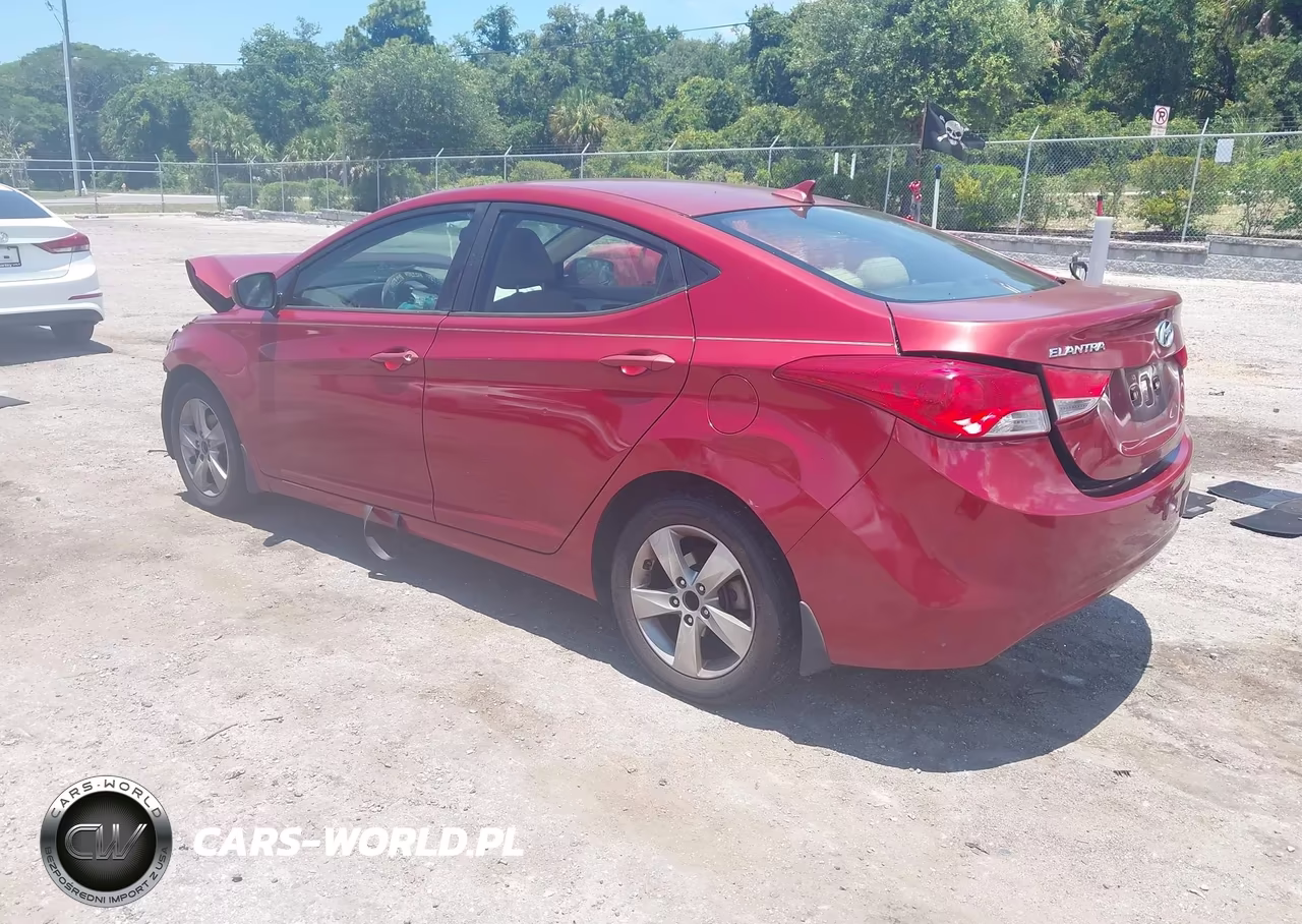 2012 Hyundai Elantra Gls (Ulsan Plant) VIN:KMHDH4AE2CU437194 - 3