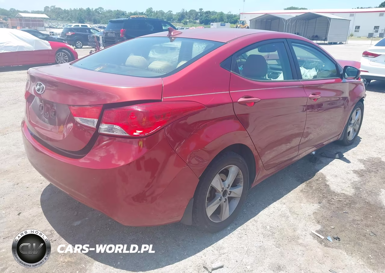 2012 Hyundai Elantra Gls (Ulsan Plant) VIN:KMHDH4AE2CU437194 - 4