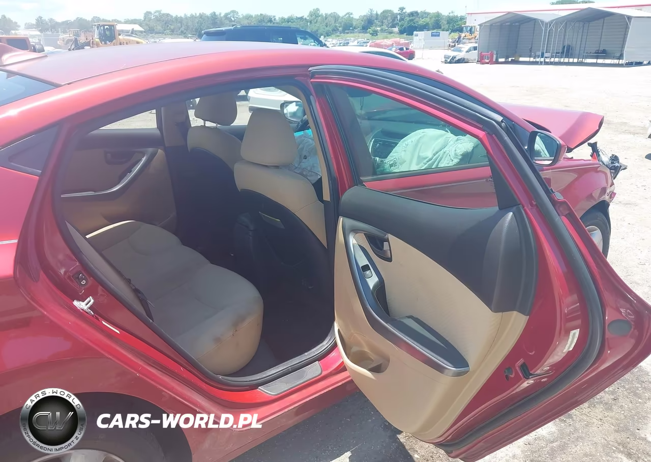 2012 Hyundai Elantra Gls (Ulsan Plant) VIN:KMHDH4AE2CU437194 - 8