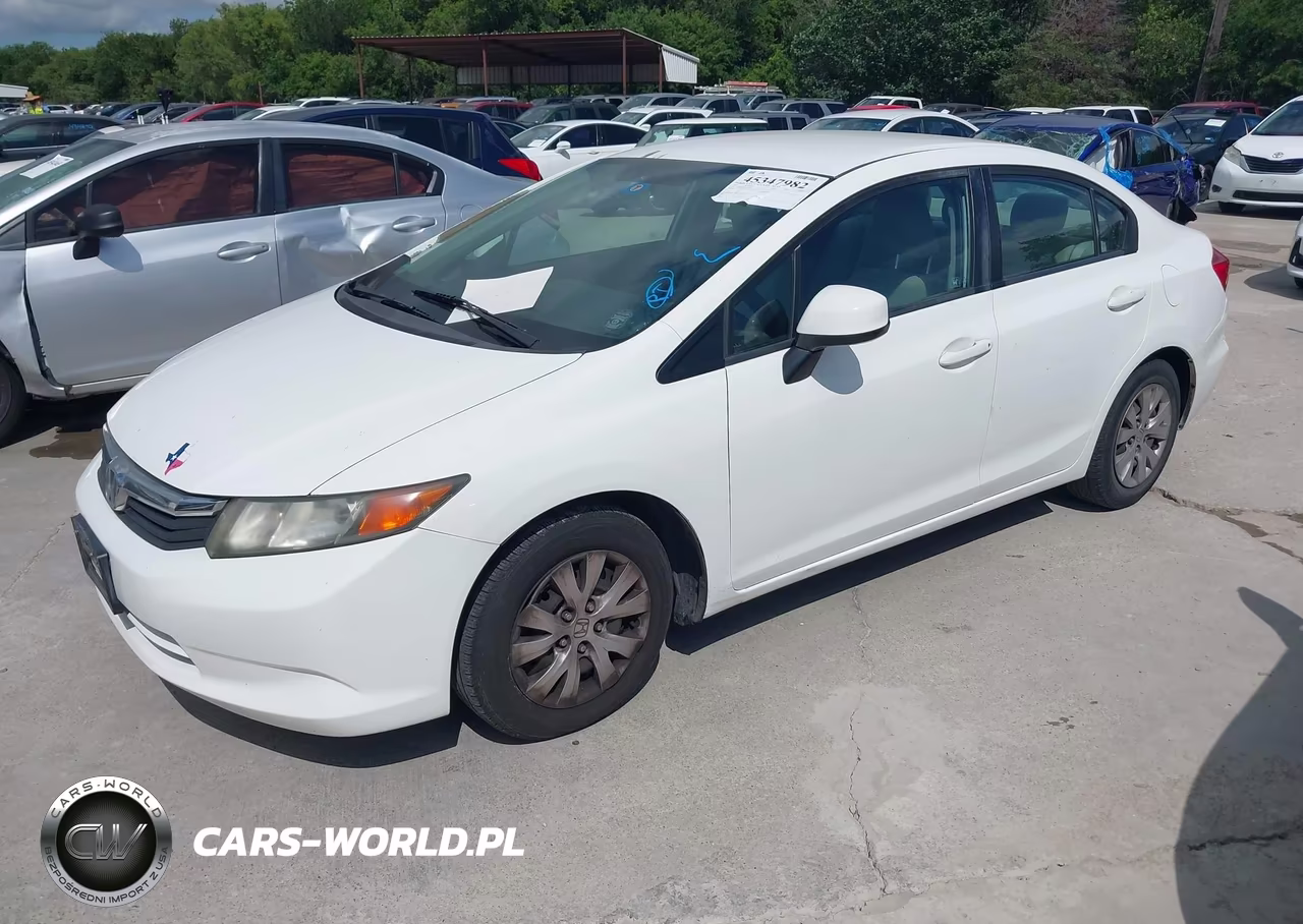 2012 Honda Civic Lx VIN:19XFB2F5XCE356471 - 2