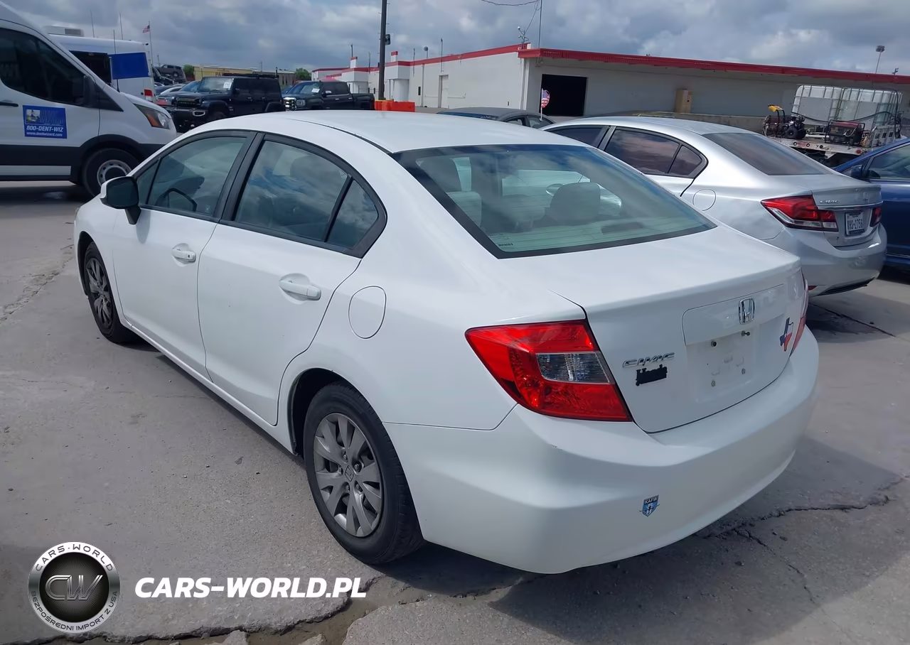 2012 Honda Civic Lx VIN:19XFB2F5XCE356471 - 3