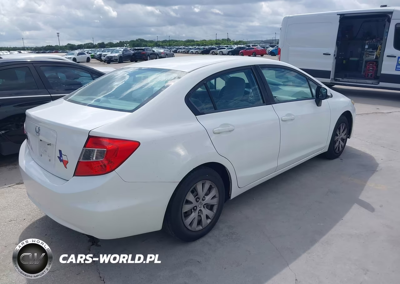 2012 Honda Civic Lx VIN:19XFB2F5XCE356471 - 4