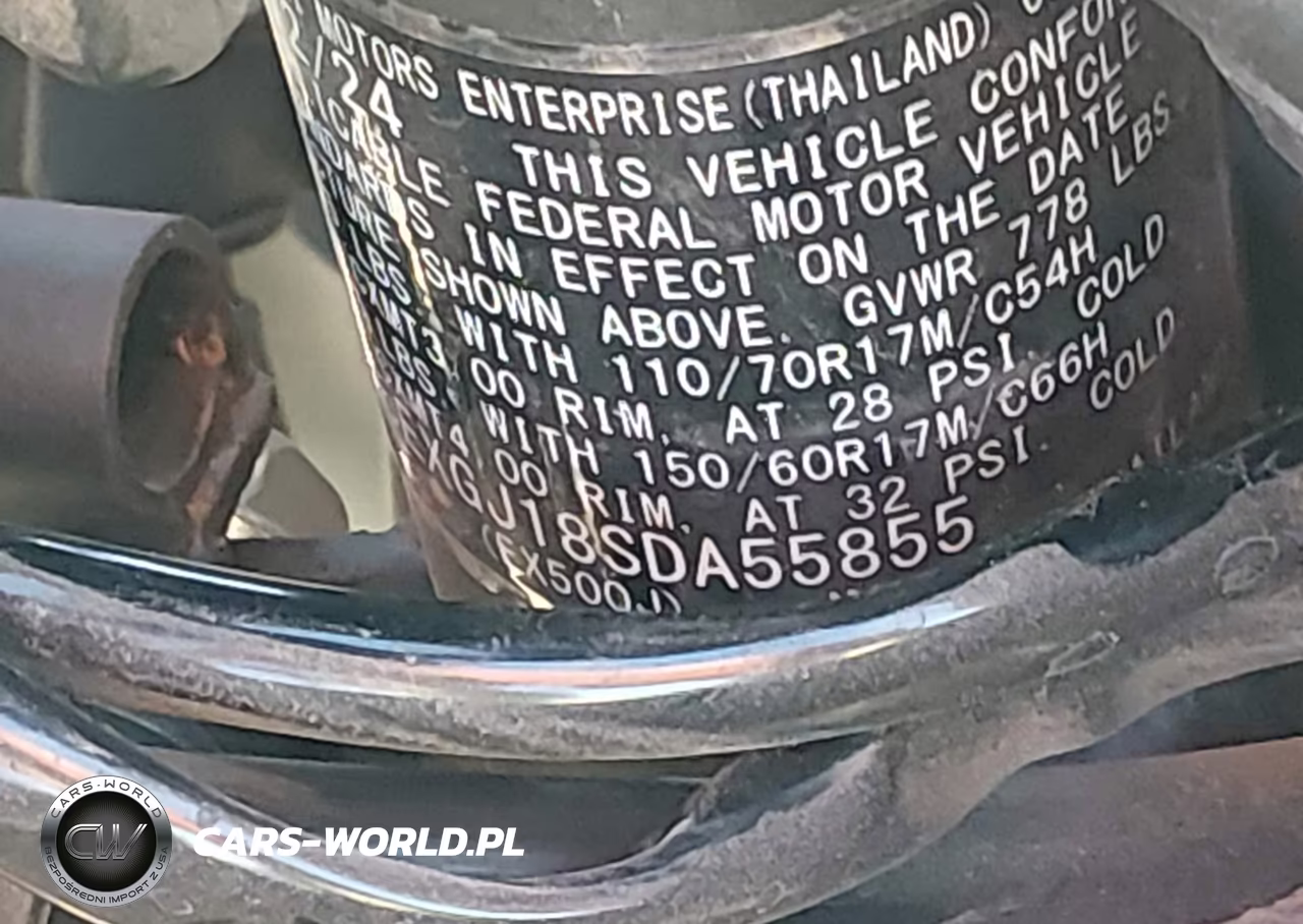2025 Kawasaki Ex500 A-B VIN:ML5EXGJ18SDA55855 - 10