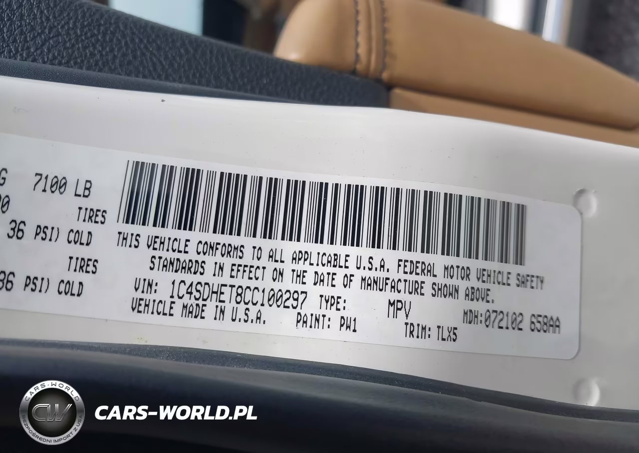 2012 Dodge Durango Citadel VIN:1C4SDHET8CC100297 - 9